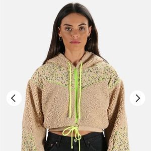 FOR LOVE AND LEMONS Sloane cropped hoodie